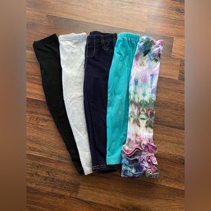 4T Leggings, 5 pairs, GREAT condition